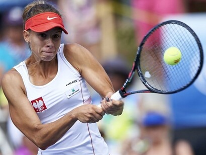 La tenista polaca Magda Linette