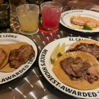 Al probar finalmente la variedad de especialidades de carne, Cecilia confirmó haber encontrado de nuevo su amado México