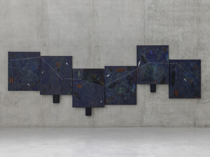 Torkwase Dyson, exhibition view. Courtesy of Kunsthaus Bregenz