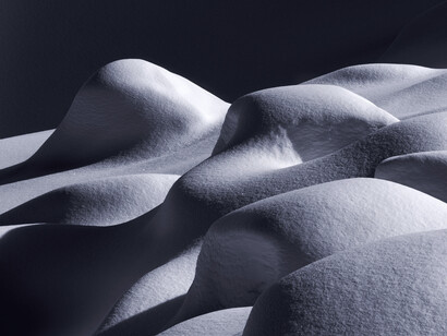 Dede Johnston, Sensuous Snow I, 2014, Lambda fine art print, 18 x 22 ½ in / 46 x 57 cm, Edition of 5, image courtesy of Eleven, London 