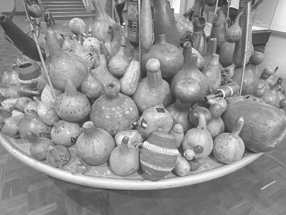 Gourds on display at Nairobi National Museum