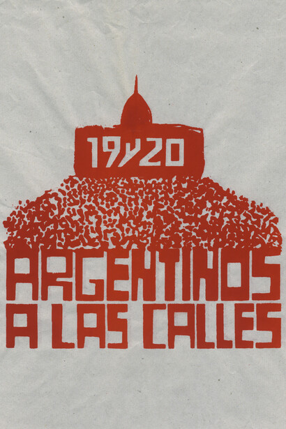 Taller Popular de Serigrafía, Argentinos a las calles (detail), 2002. Courtesy of MASP