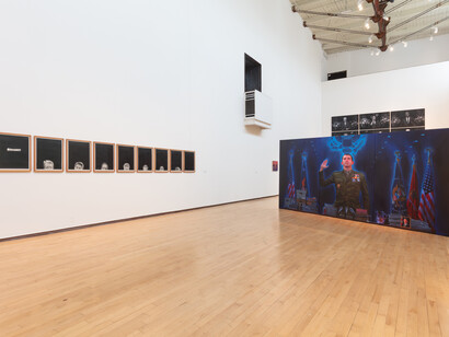 Vincent Valdez, Just a dream…exhibition view. Courtesy of MASS MoCA