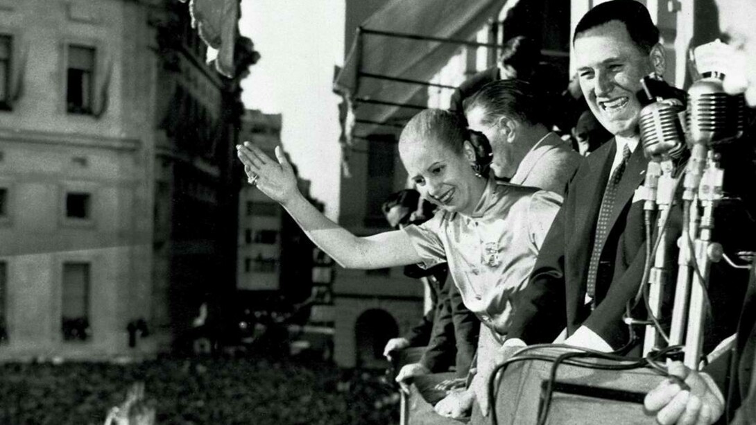 Eva y Juan Domingo Perón