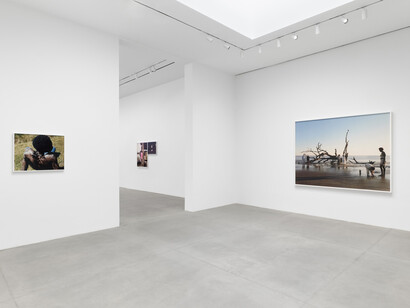Tyler Mitchell, Ghost images, exhibition view. Courtesy of Gagosian Gallery