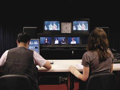 News media on TV