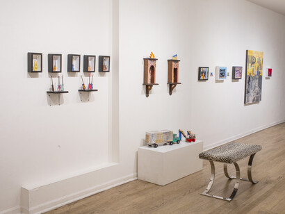 Al Díaz, Analog pulse, exhibition view. Courtesy of Van Der Plas Gallery