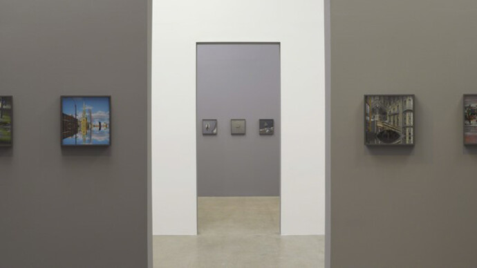 Lucas Samaras, Exhibition view. Courtesy of Pace Gallery