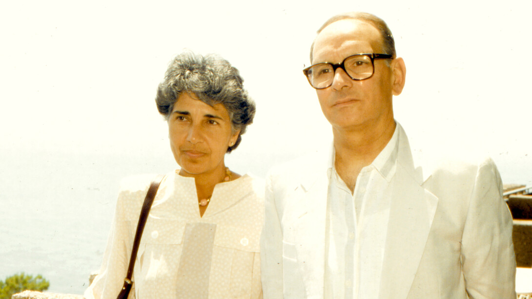 Ennio Morricone con su esposa Maria Travia