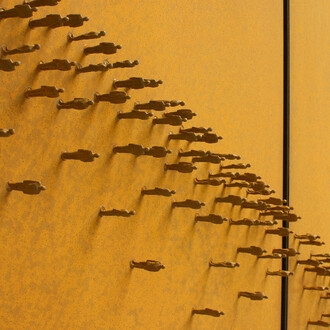 Peter Burke, Second Front (Detail), 2015, Steel, Unique, signed