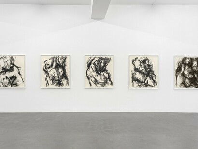 William Tucker, Charcoal Drawings
Installation view. Buchmann Galerie, 2017