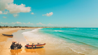 Tofo beach, the hidden paradise of Mozambique