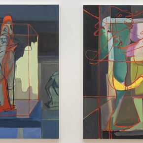 Installation View, Jamie Gray Williams, The Lips, the Teeth, the Tip of the Tongue, 2024. Courtesy of JDJ