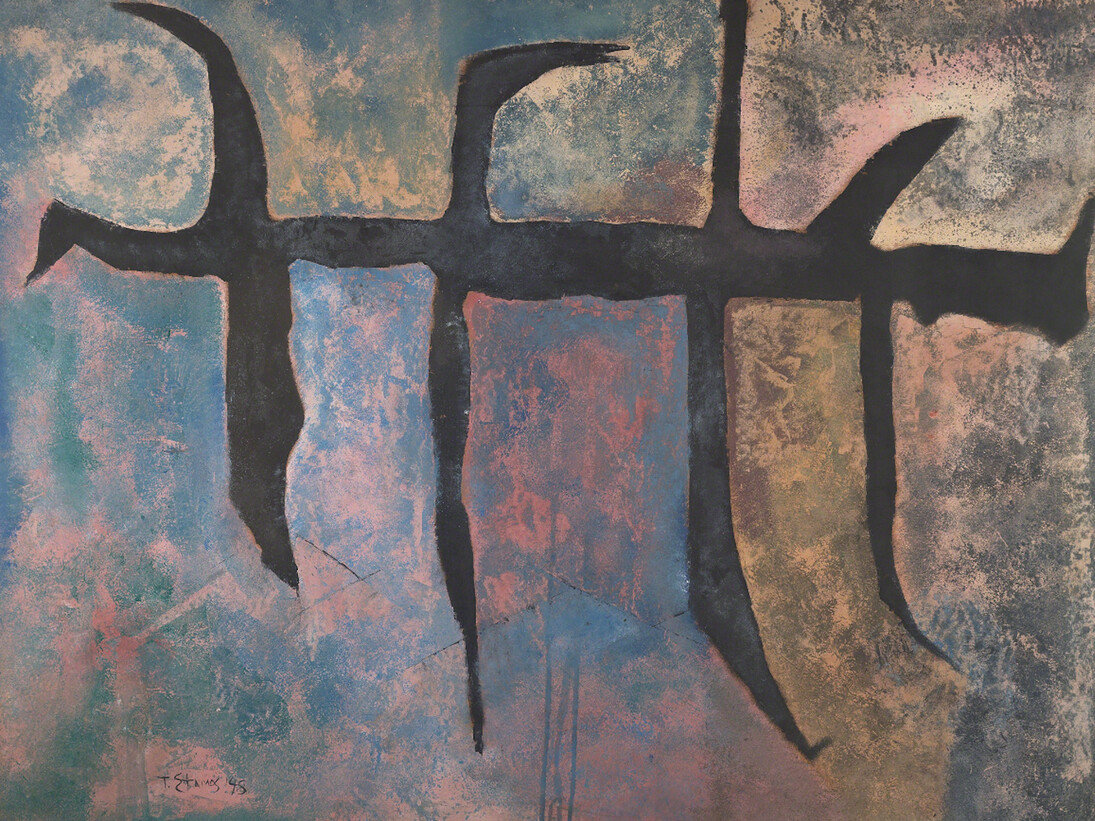 Theodoros Stamos, Migration, 1948. Courtesy of Hollis Taggart Galleries