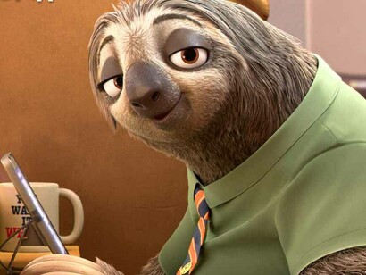 Sloth from Zootopia (Walt Disney movie)