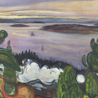 Edvard Munch, Train smoke, 1900. Mit freundlicher genehmigung der Fondation Beyeler