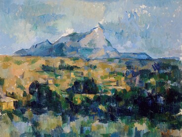 Paul Cézanne, Monte Sainte-Victoire visto da Lauves (La Montagne Sainte-Victoire vue des Lauves), 1902–06, Kunstmuseum Basel, Basilea, Svizzera
