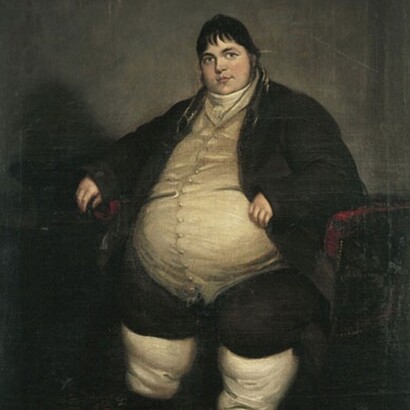 Daniel Lambert (1770-1809) fue considerado e su momento el hombre más gordo del mundo