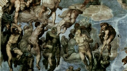 El juicio final no fue simplemente un fresco destinado a decorar un espacio sagrado, sino una respuesta visual a una de las mayores crisis espirituales de Occidente. Miguel Ángel di Lodovico Buonarroti Simoni (1475-1564). "El Juicio Final", fecha 1536 a 1541. Fresco, Capilla Sixtina; Roma, Italia
