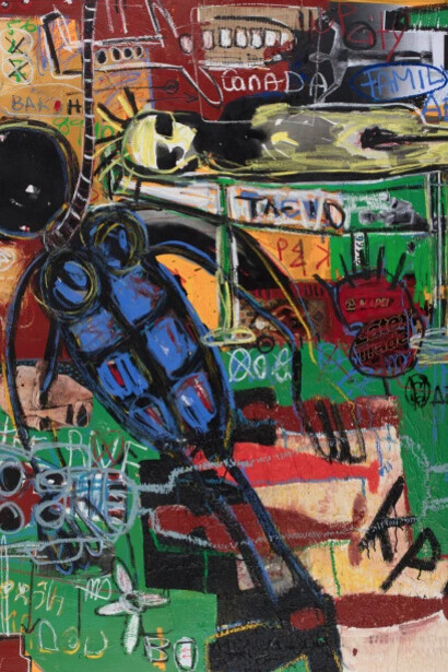 Aboudia. Courtesy of Jack Bell Gallery