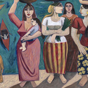 Omar Abdel Zaher, Spirit of hope (detail), 2026. Courtesy of Safarkhan Art Gallery