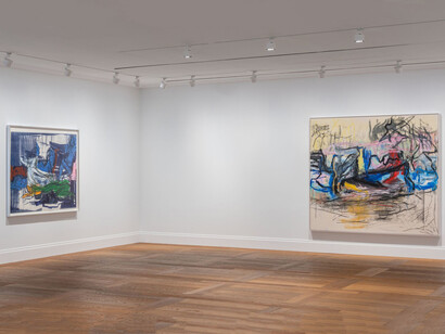 Rita Ackermann, Doubles, vue d’exposition. Avec l’aimable autorisation de la Galerie Hauser & Wirth