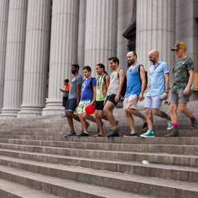 Todd Shalom and Niegel Smith, Spread, 2013. Photo: Caitlin Ruttle