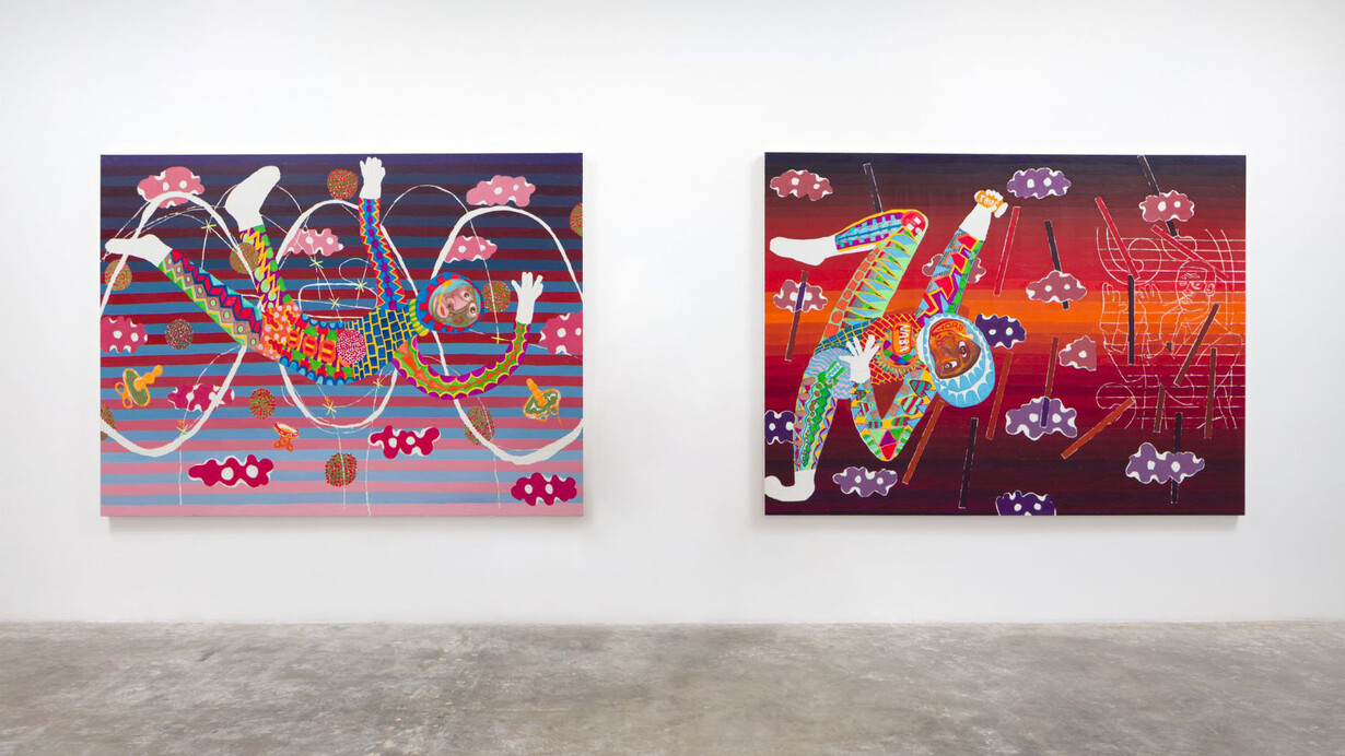 Installation View of Peter Williams: Black Universe. Photo by Michael Underwood. 