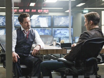 Escena de la película "Capitán América: Civil War"
