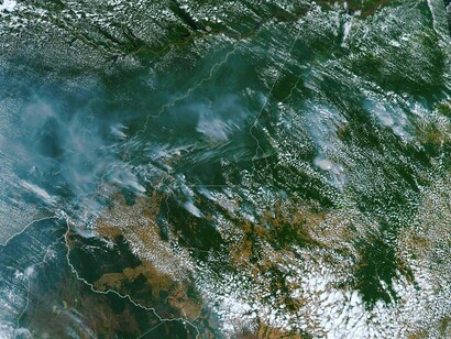 Las consecuencias de los incendios, visibles desde el espacio