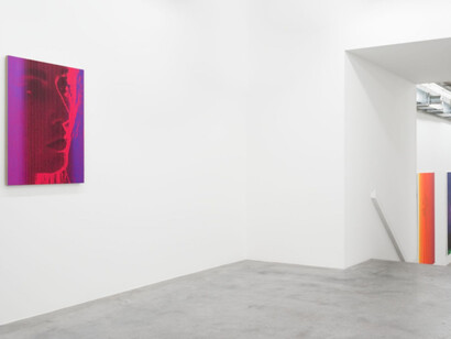 Richard Phillips, Exhibition view. Courtesy of Almine Rech Gallery