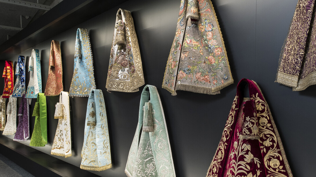 Gowns for the Black Madonna. Photo: Swiss National Museum