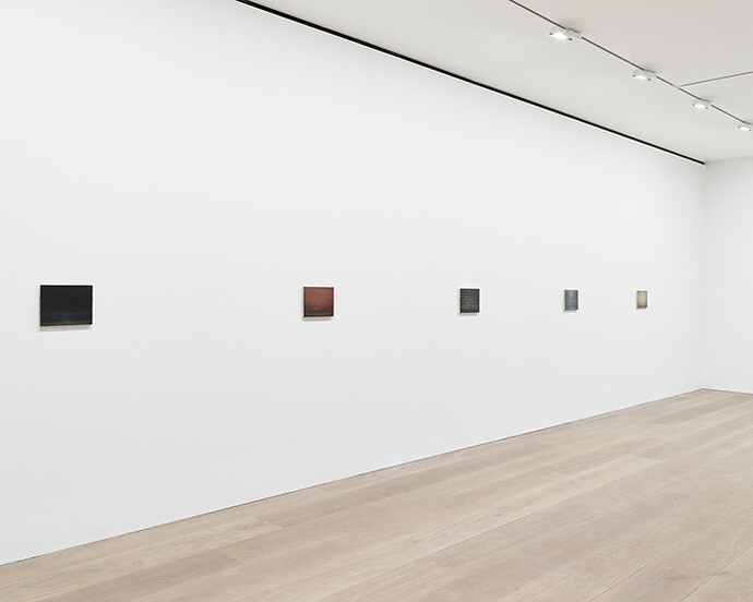 Lucas Arruda, Exhibition view. Courtesy of David Zwirner 