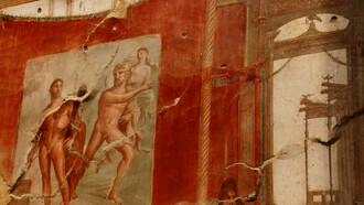 Scavi di Ercolano, affreschi 