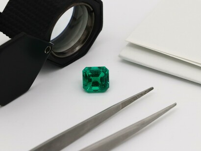 These gems are chemically identical to mined stones 