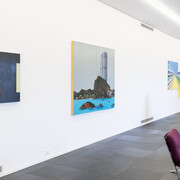 Varios artistas, El cielo y la tierra, vista de exhibición. Cortesía de Xippas