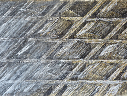 Joachim Bandau, Siedlung (Settlement), 1978. Avec l’aimable autorisation de l’artiste et de la Galerie Maubert 