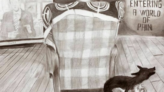 Juan Pérez Agirregoikoa, Drawing of the series ¿Queréis un amo? ¡Lo tendréis!, 2012, Charcoal on paper, 100 x 75 cm, Photography: Joaquín Cortés/Román Lores @ Juan Pérez Agirregoikoa