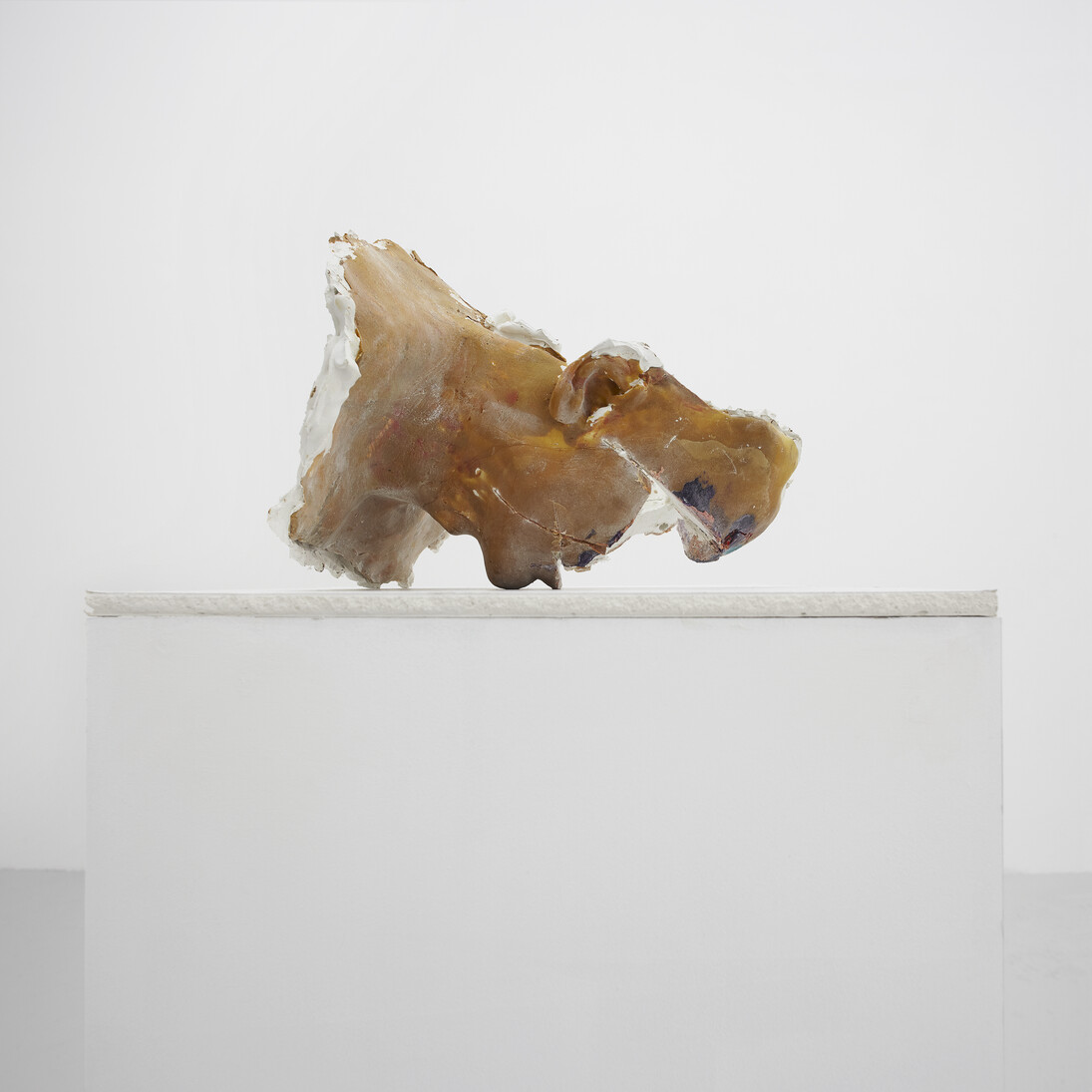 Felix Schramm, Quiet Might, 2008, wax, plaster, pigment, 23 x 31 x 31 cm