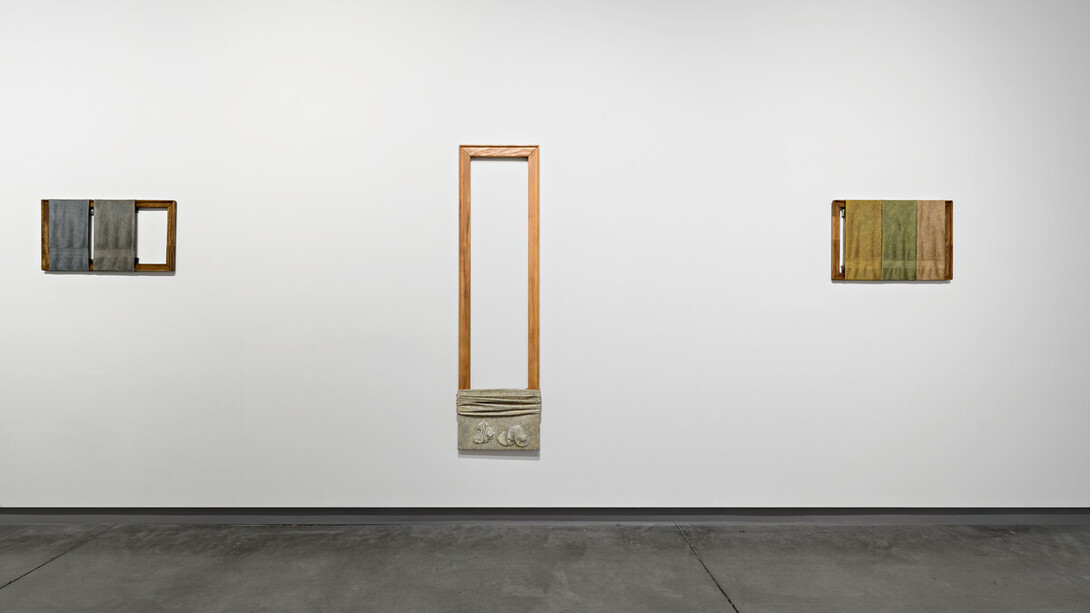 Exhibition View, Ryosuke Kumakura, Towels, socks, cats, windows, 2024. Courtesy of the Institute of Contemporary Art MECA