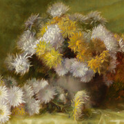 John Marshall Gamble, Chrysanthemums (detail), 1889. Courtesy of Frye Art Museum