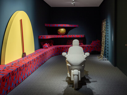 Daniel Basso, Club velvet, exhibition view. Courtesy of Museo de Arte Moderno de Buenos Aires