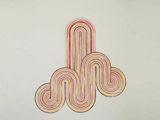 Serena Mitnik-Miller, Untitled (14), 2013, Watercolor on paper, 40 x 30 inches