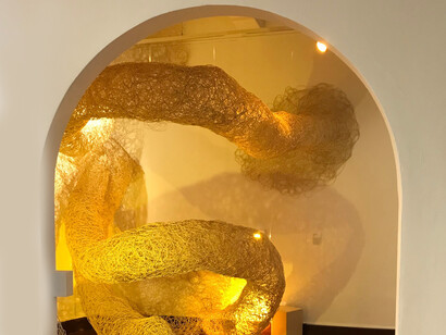 Alessandra Sequeira; «Matriz sagrada», 2022, fibras orgánicas. Foto LFQ