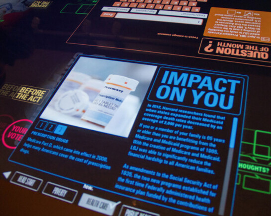 The Legacy Gallery, Exhibition view. Courtesy of LBJ Presidential Library