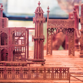 Saad Qureshi, Exhibition view. Courtesy of Gazelli Art House