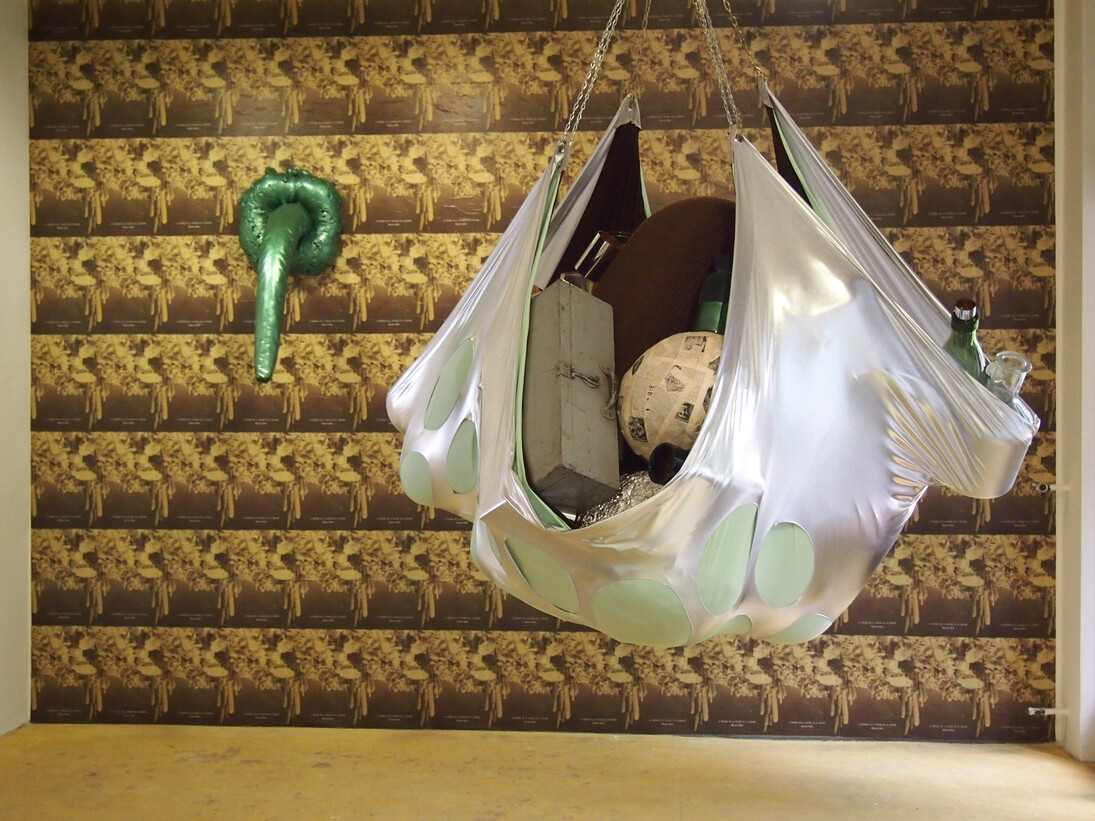 Martín Mele installation, A nose is a nose is a nose at the Kunstverein Kerfeld, Germany