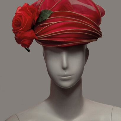 Angiolo Frasconi, Acconciatura in organza di pura seta. 
