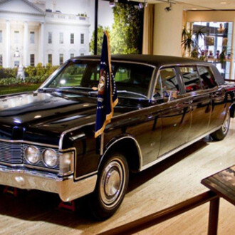 Presidential Limousine. Courtesy of LBJ Presidential Library