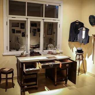 The exposition of J. Zikaras house-museum, exhibition view. Courtesy of M. K. Čiurlionis National Museum of Art 